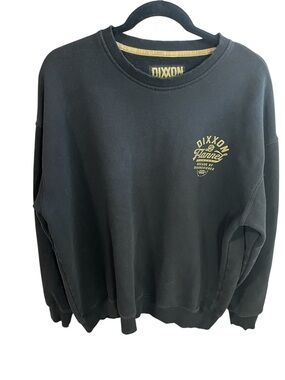 Dixxon Flannel Company Gold Pastime Crewneck Black Sweatshirt Size XL